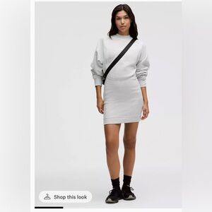 lululemon athletica Gray Long Sleeve Scuba Dress